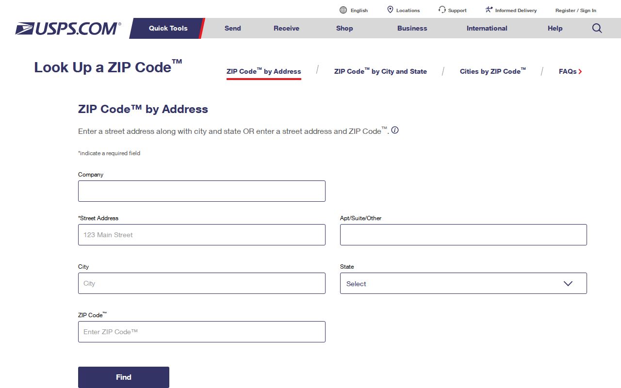 Alameda ZIP code directory USPS address lookup